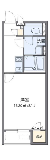 クレイノ西森本 間取り図