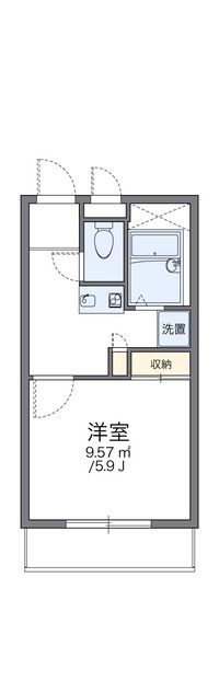 レオパレスＭＩＷＡ 間取り図