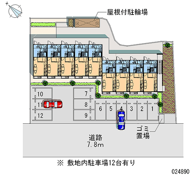 24890 Monthly parking lot