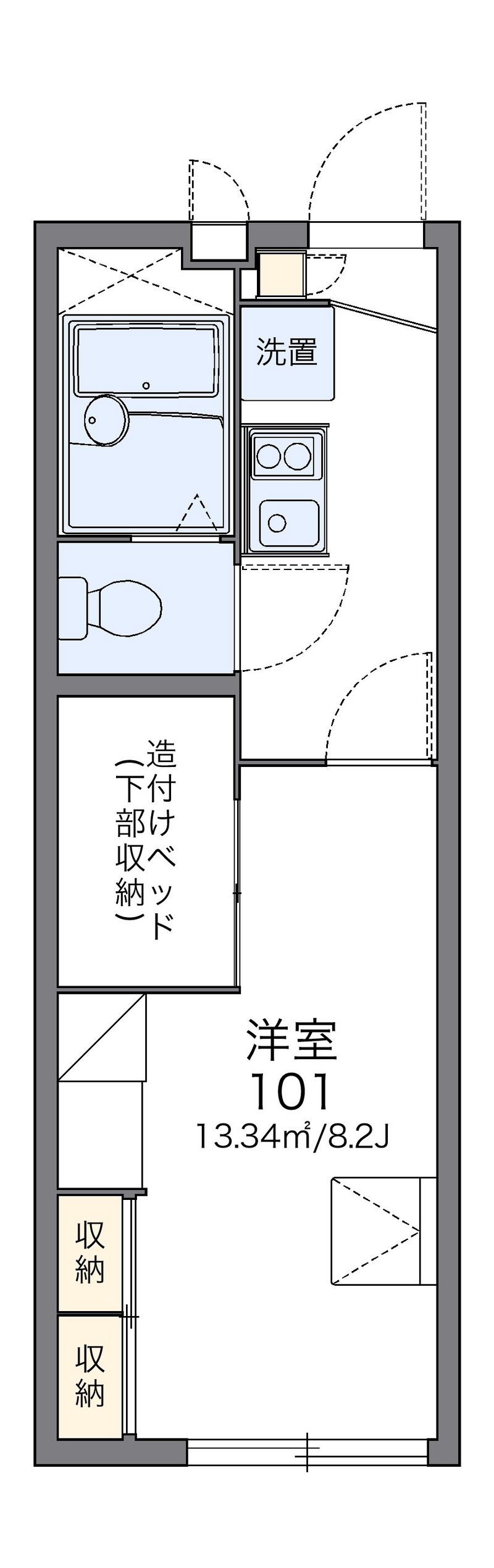 レオパレスファミリー 間取図
