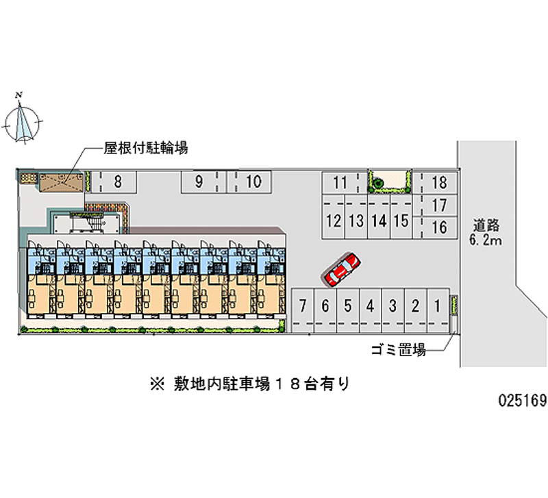 25169月租停車場