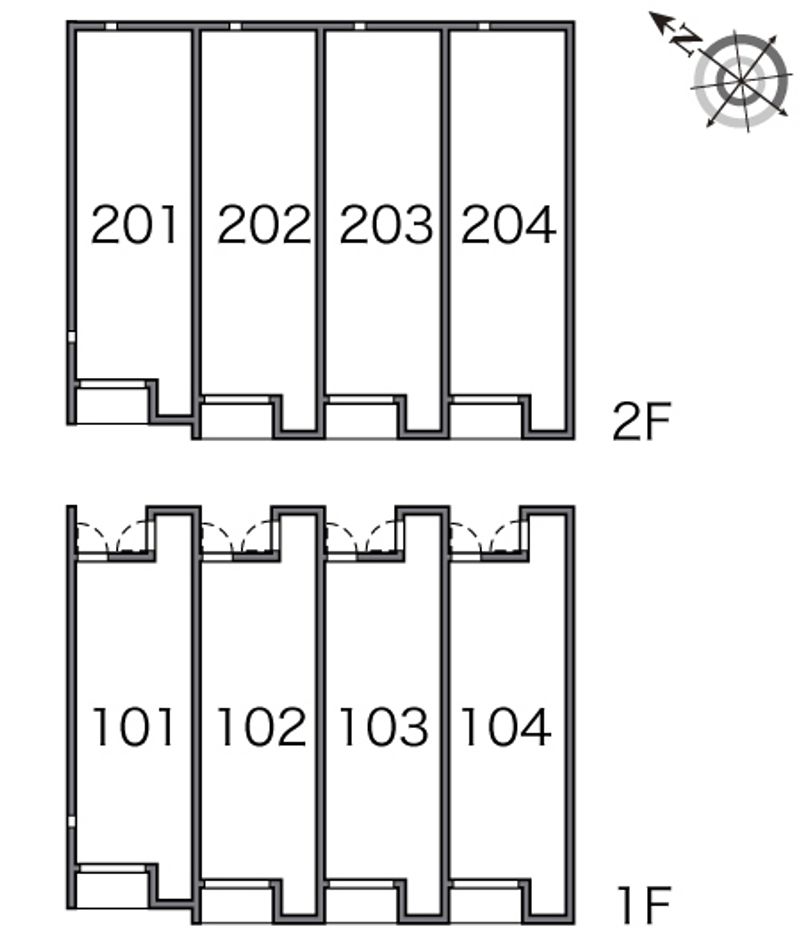 レオネクストハイドパーク 間取配置図