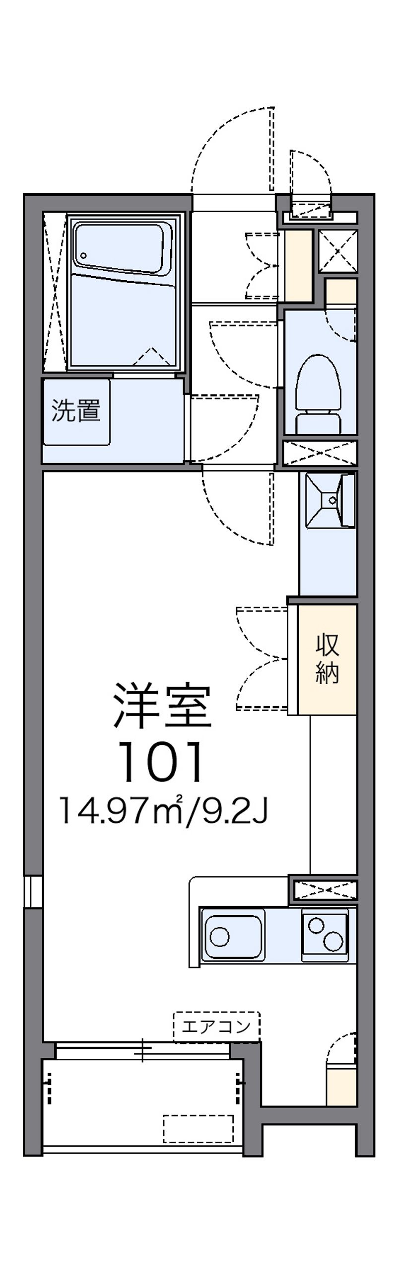 レオネクストｌｕｅⅡ 間取図