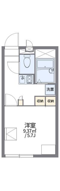 レオパレスＷｉｌｌ　竹原 間取り図