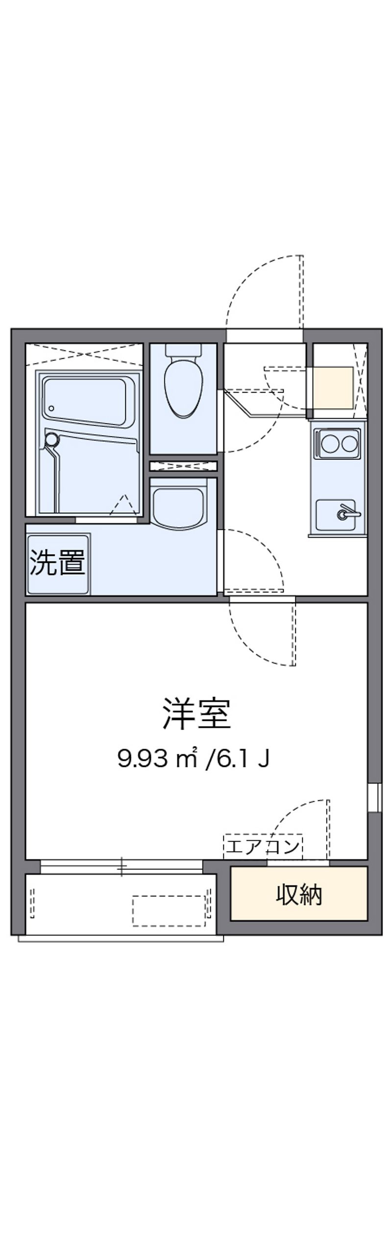 レオネクストメゾンドカレン 間取図