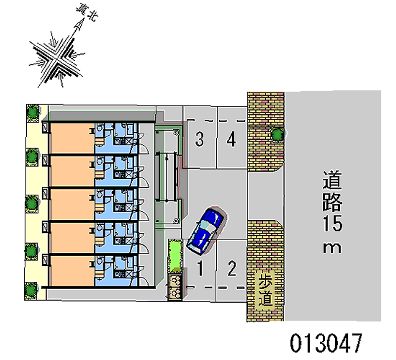 レオパレス日の出 月極駐車場