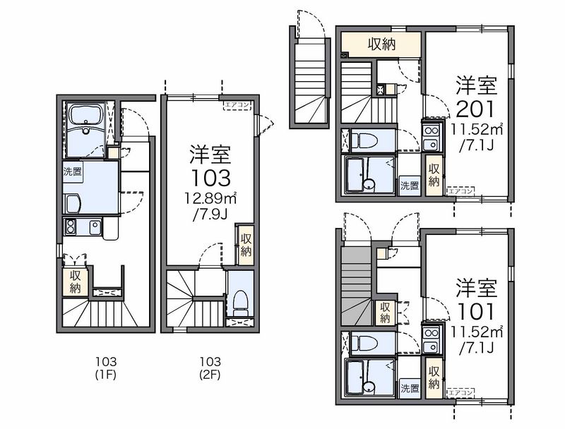 レオネクストソルボンヌ 間取図
