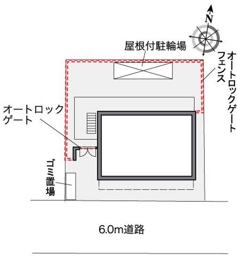 レオパレスさざんか 配置図