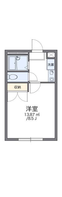 レオパレスサンライズ 間取り図