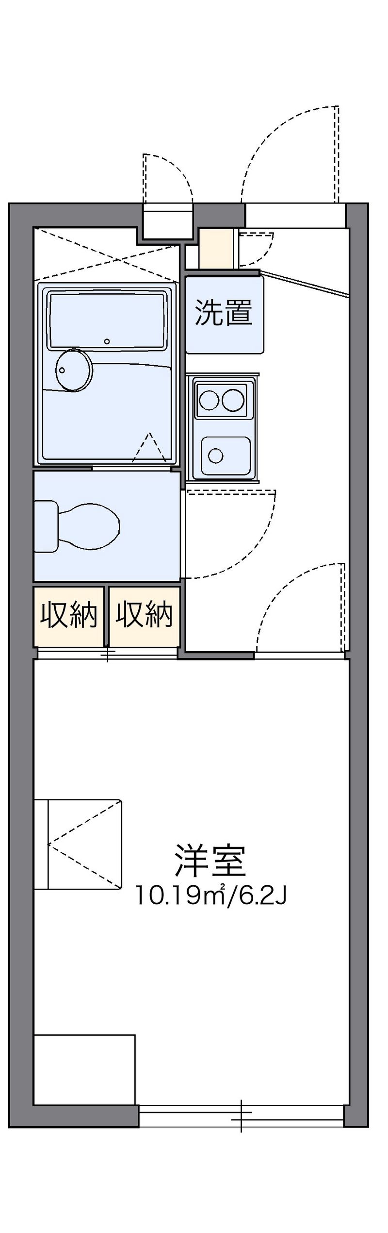 レオパレスＲＥＤ　ＥＣＨＯ 間取図