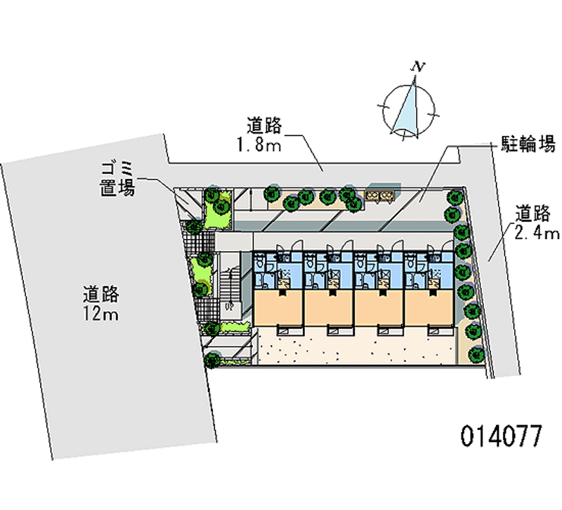 レオパレスクラージュ 区画図