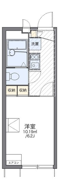 レオパレスＩ　Ｋ　Ｉ　１ 間取り図