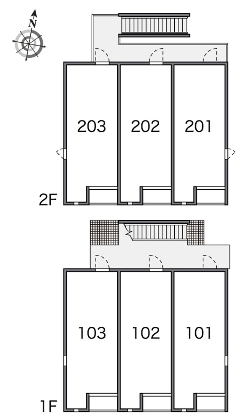 レオネクストモトウイング３ 間取り配置図
