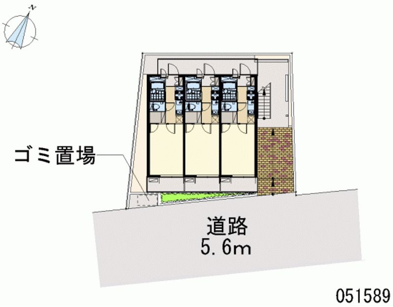 レオパレスカローレ 区画図