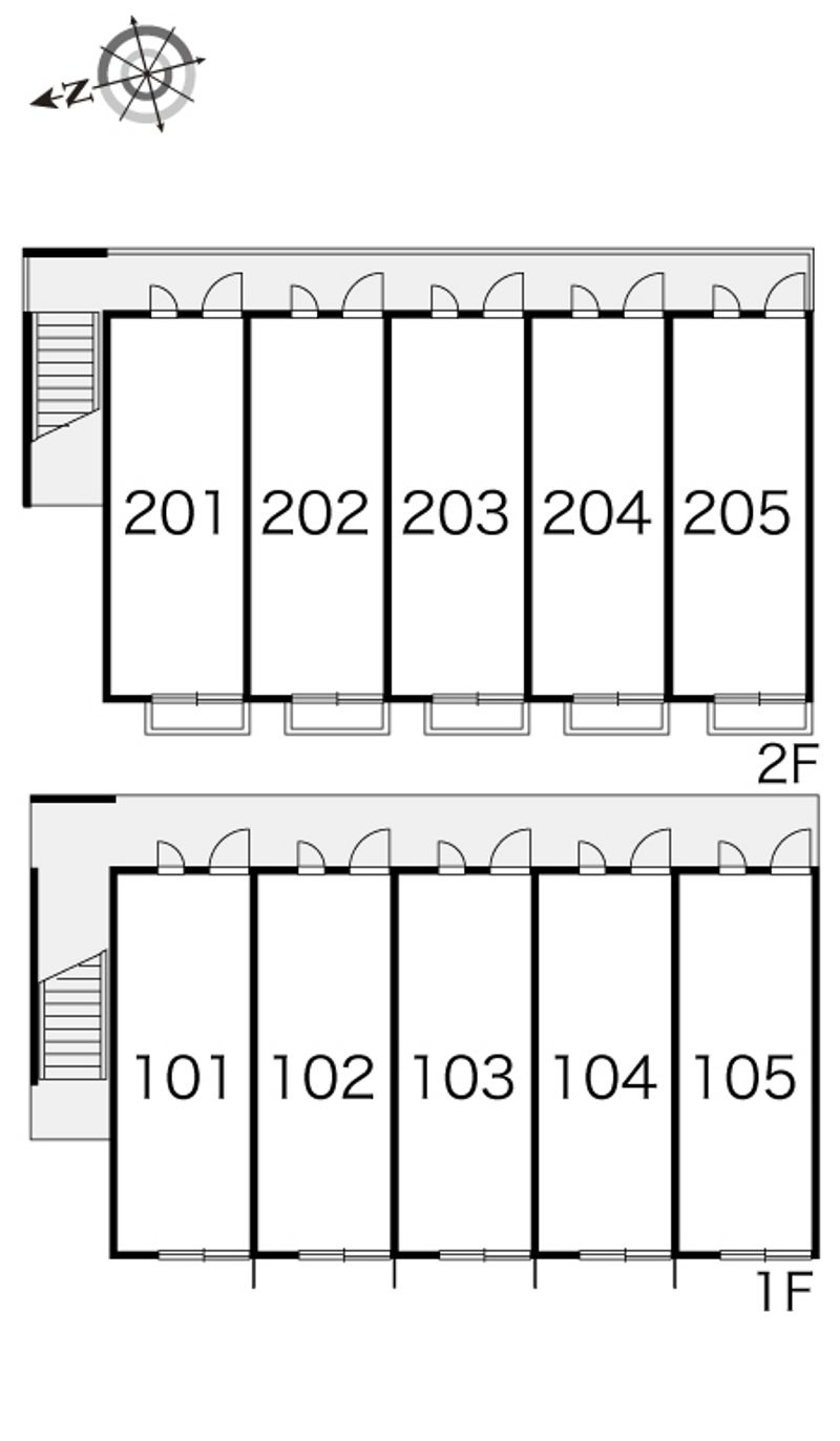 レオパレスＷＩＬＬ 間取配置図