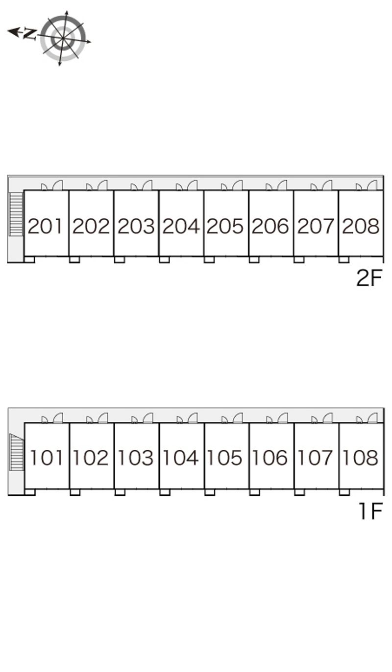 レオパレスシャーロームⅡ 間取配置図