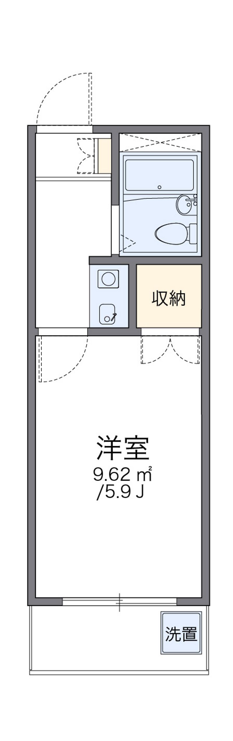 レオパレス久世 間取図