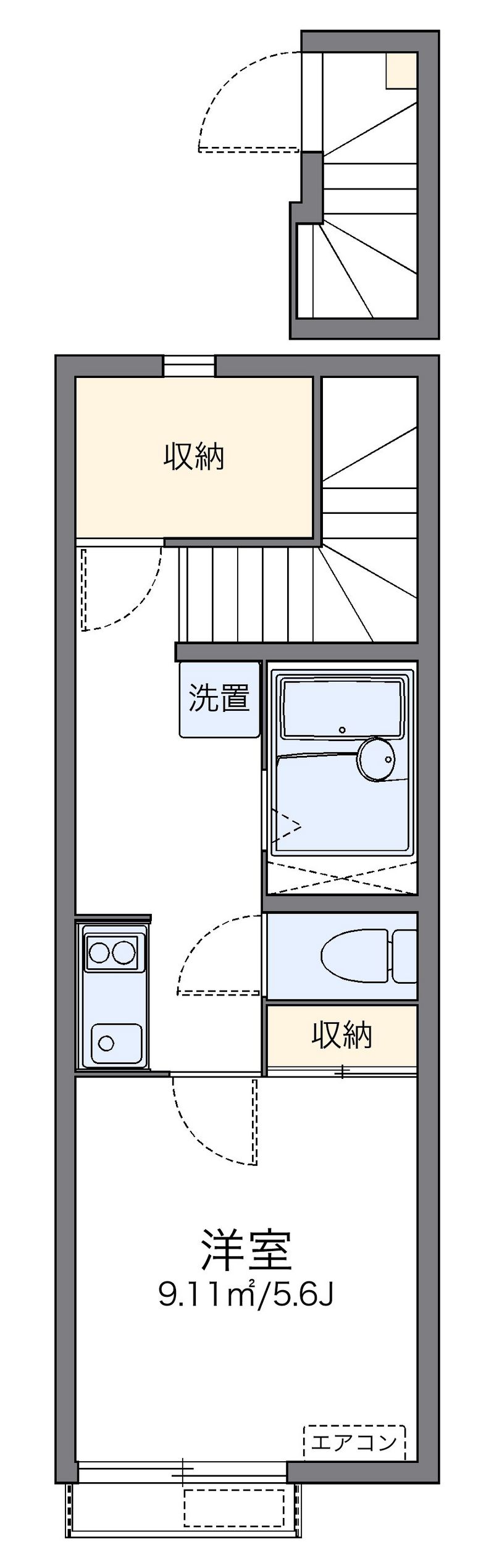 レオネクスト北野コート 間取図