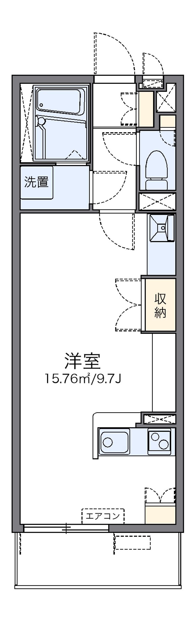 レオネクスト中川Ⅲ 間取図