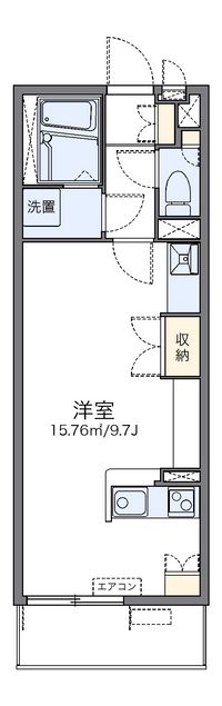 レオネクスト中川Ⅲ 間取り図