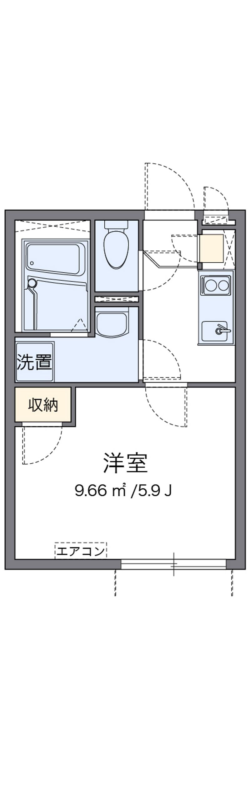 クレイノエスポワールⅤ 間取図