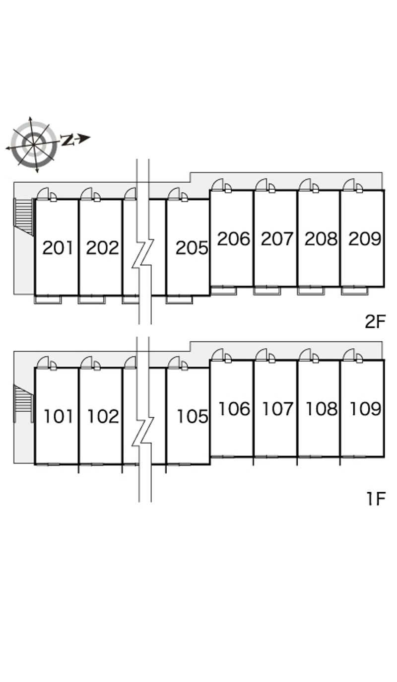 レオパレスルポ 間取り配置図