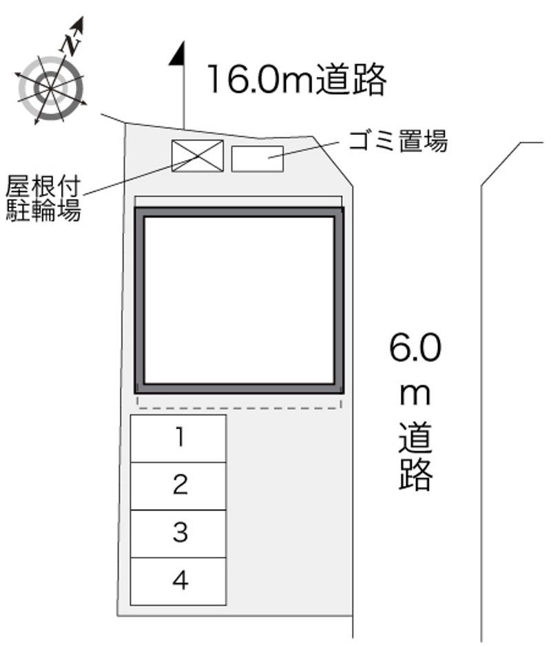 レオパレス衣浦Ⅱ 配置図