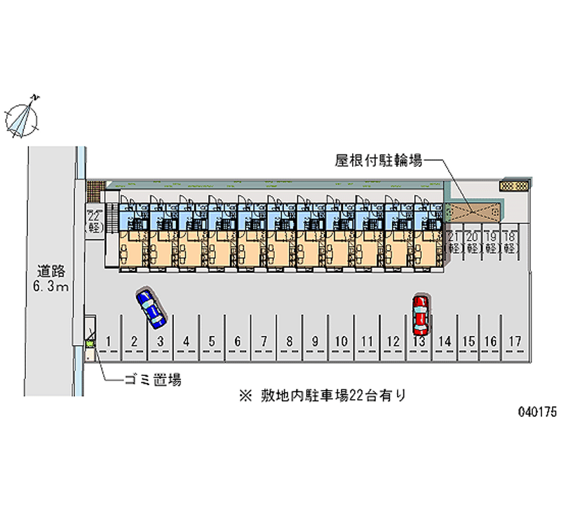 40175 Monthly parking lot