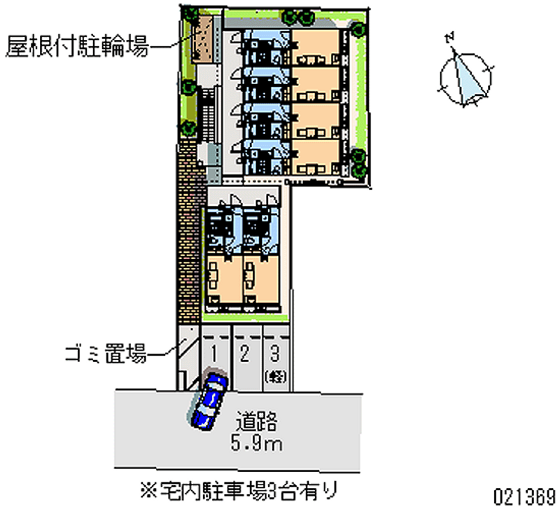 21369 Monthly parking lot