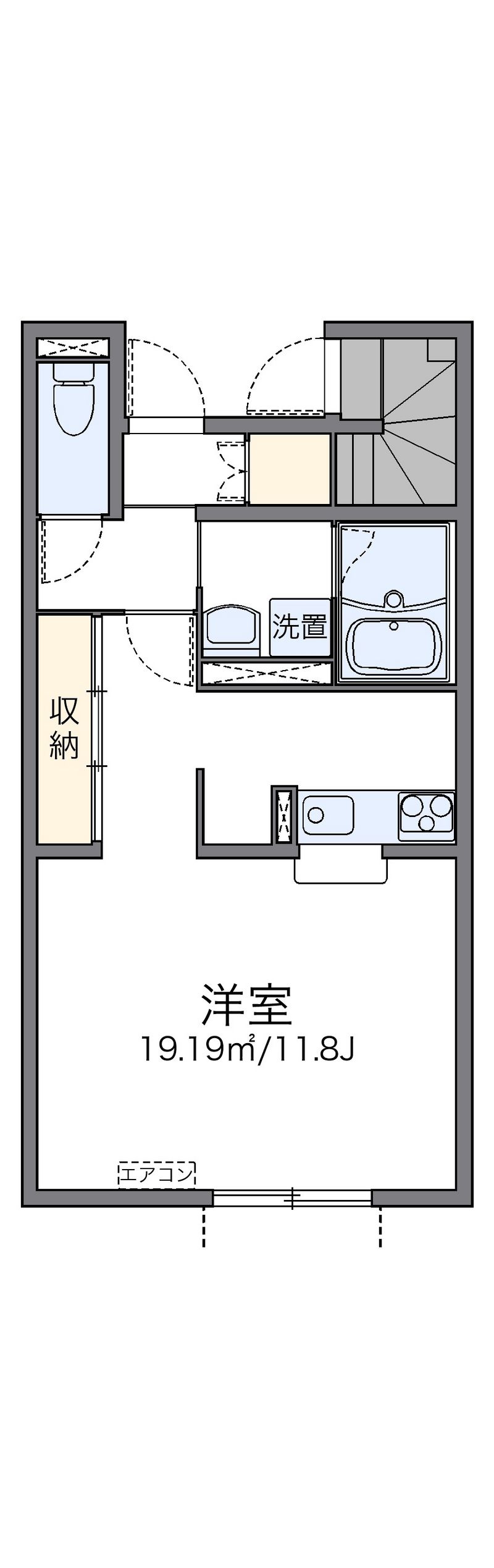 レオネクストロイヤルＫリリハ 間取図