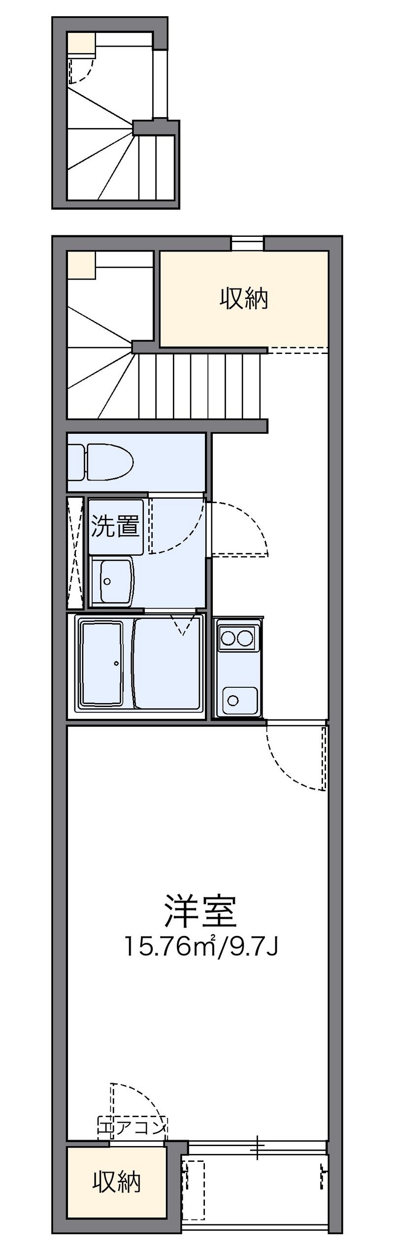 レオネクストやまとⅡ 間取図
