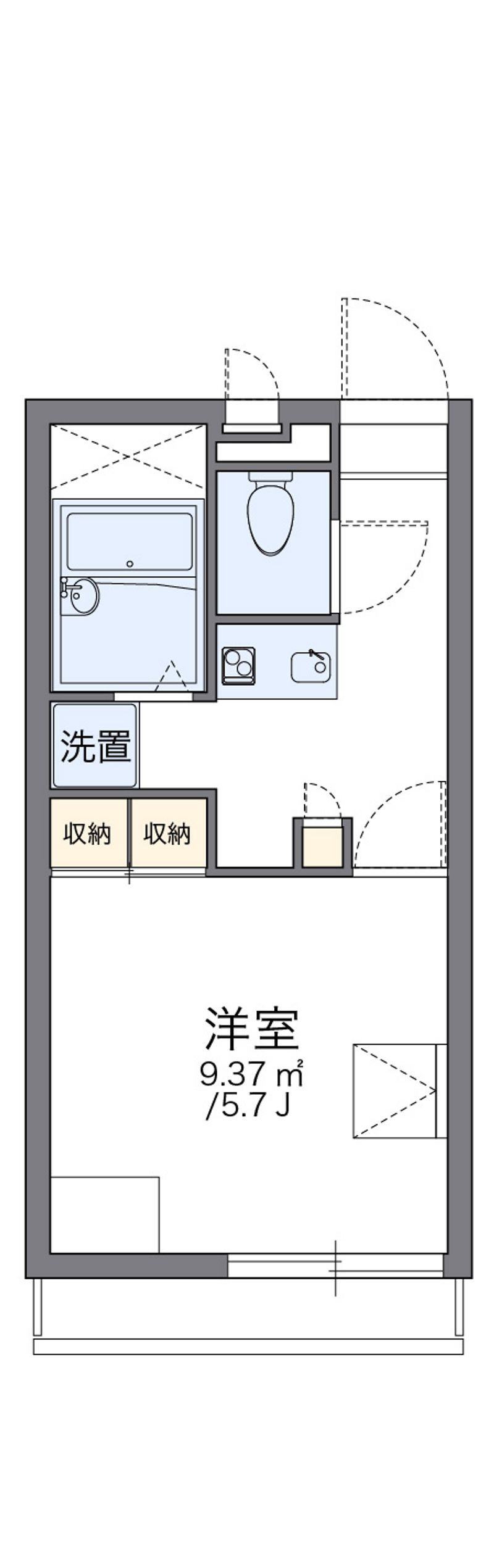 レオパレスエトワール彩Ⅰ 間取図