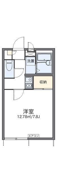 レオパレスアイビス　Ａｙａ 間取り図