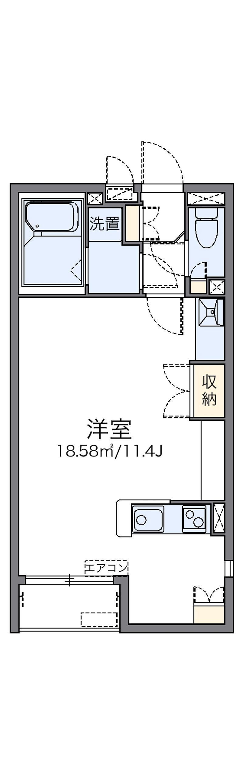 レオネクストたちばな 間取図