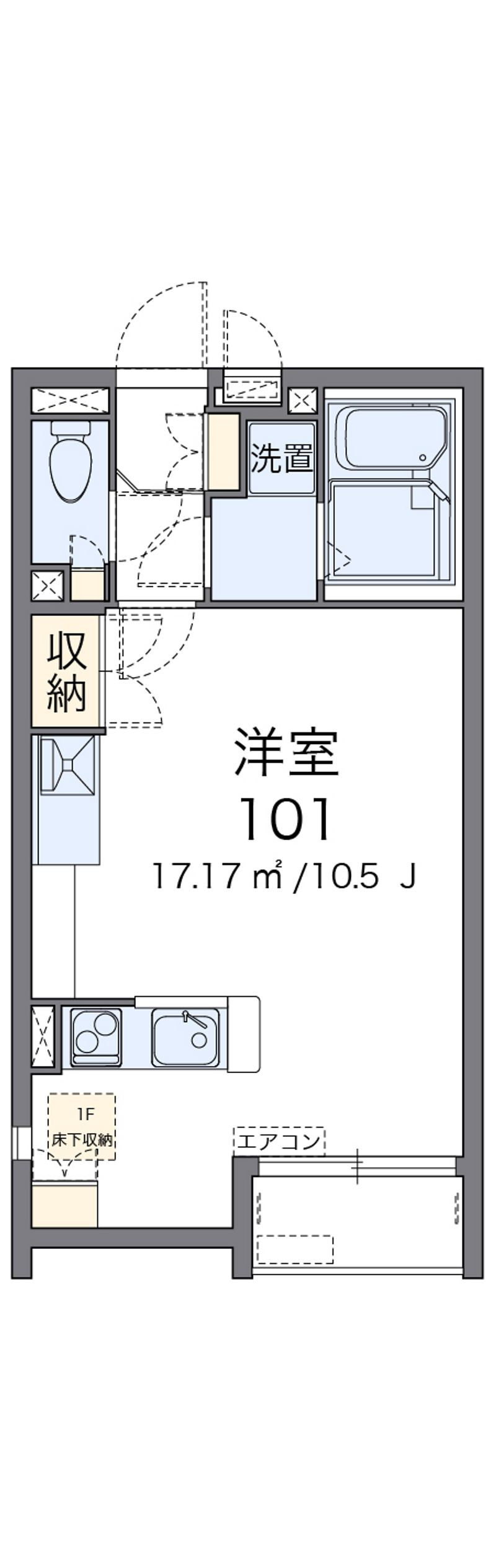 レオネクストケイスピリット桜坂 間取図