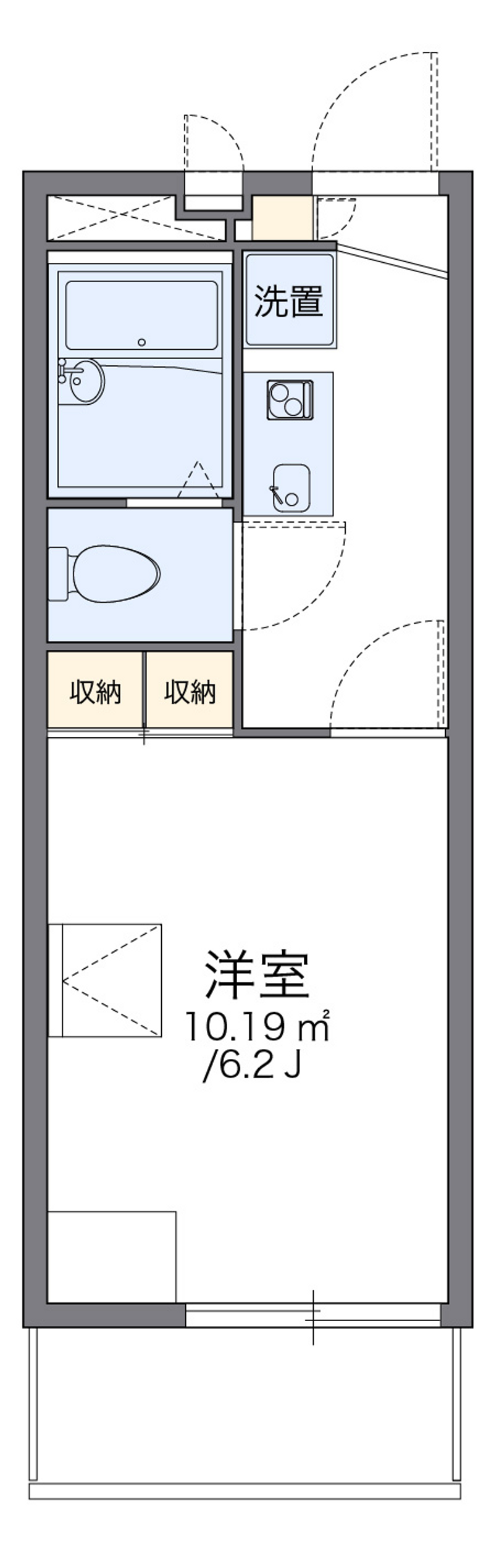 レオパレスパストラル 間取り