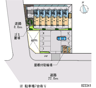 23341 Monthly parking lot