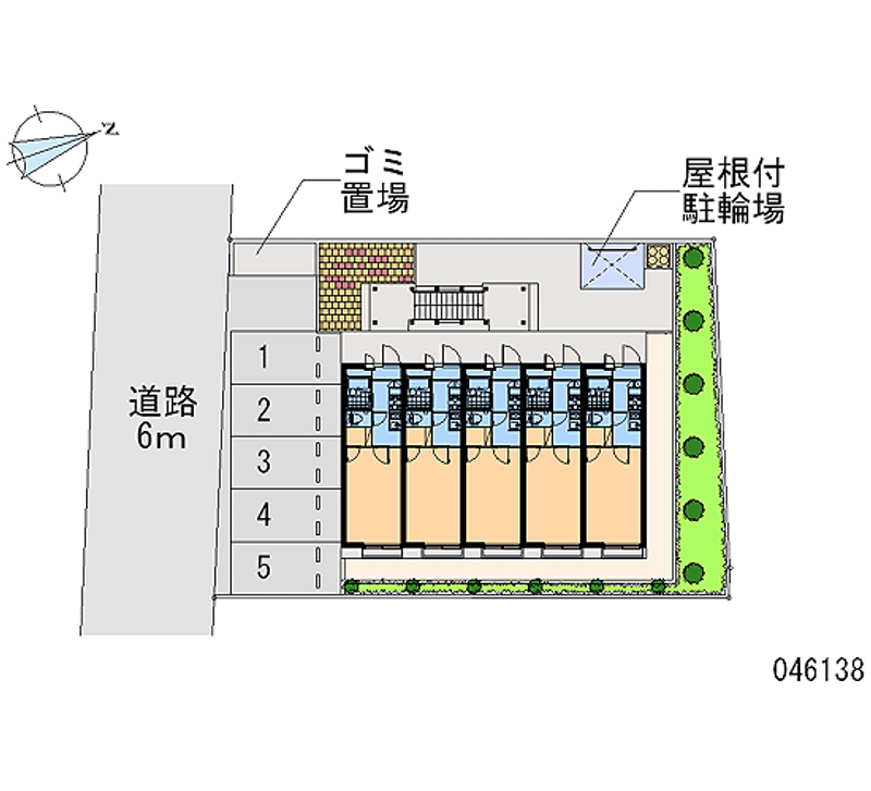 レオパレスｓｋｙ 月極駐車場