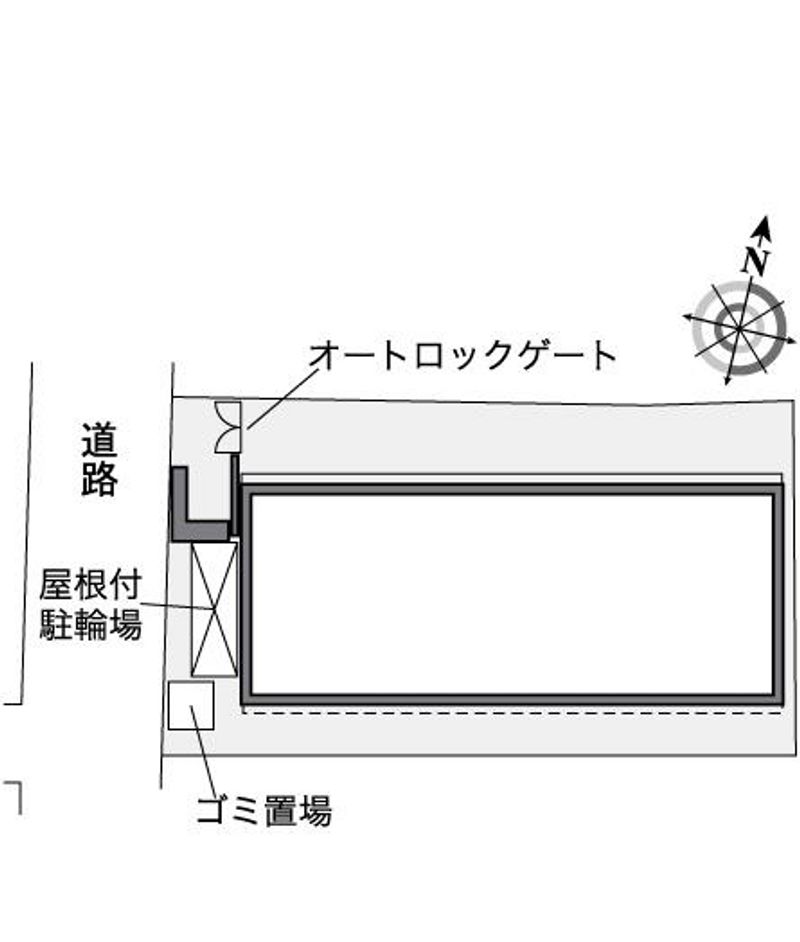 レオパレスＫＡＺＵ 配置図