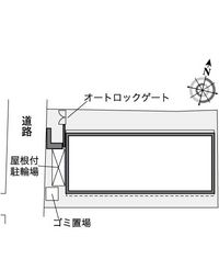 レオパレスＫＡＺＵ 配置図