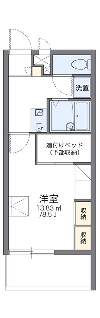 レオパレス城間 間取り図