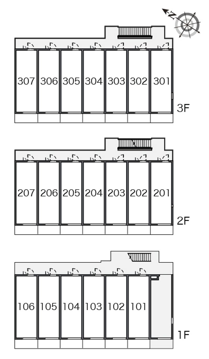レオネクスト北斗Ⅳ 間取配置図