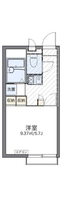 レオパレスグランシャリオ参番館 間取り図