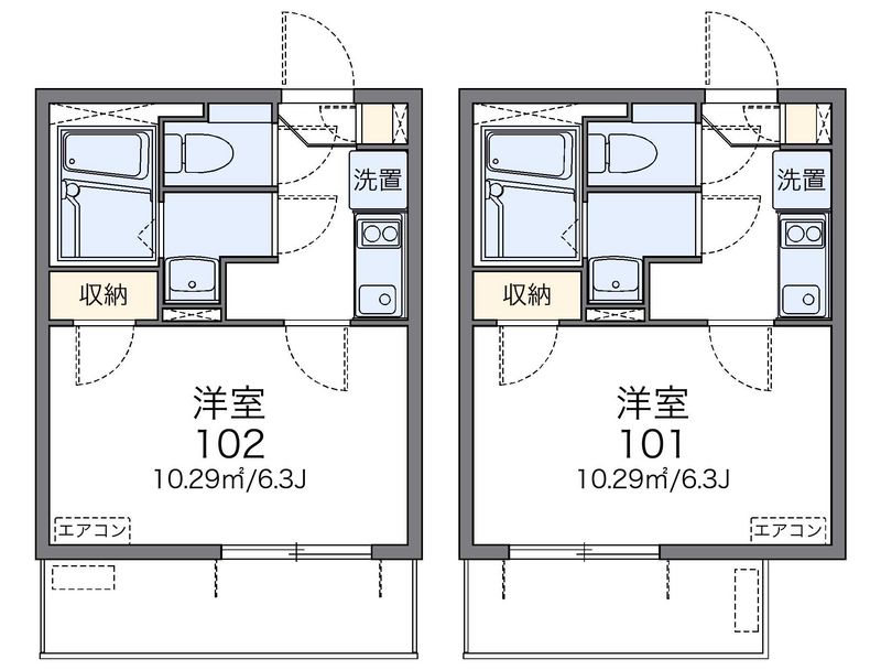 レオネクストラフテル西台 間取図