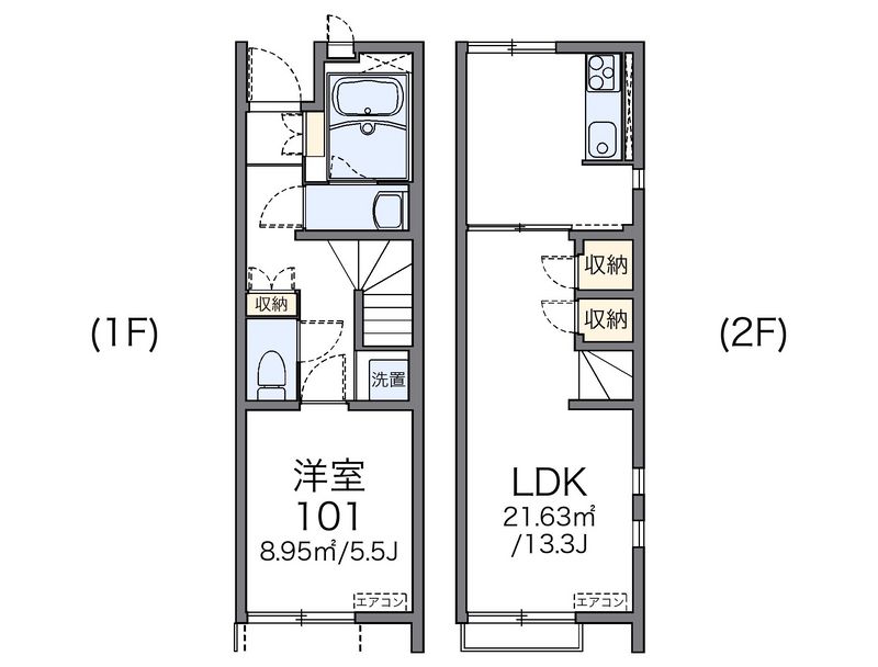 レオネクストハッピネス 間取図