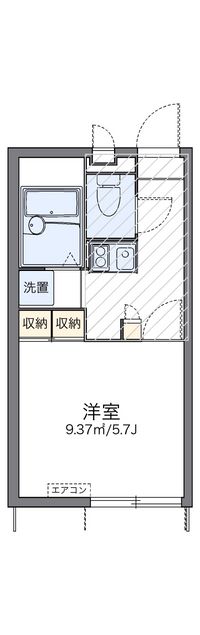 レオパレスグランシャリオ参番館 間取り図