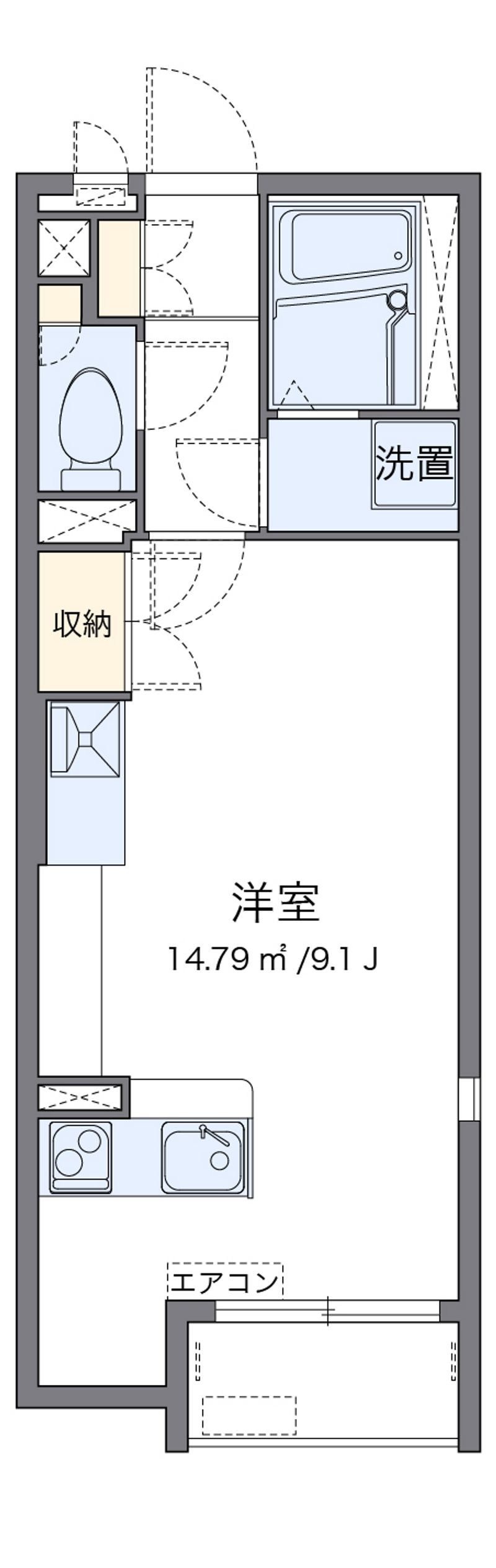 ミランダヴィレッタ　諏訪 間取図