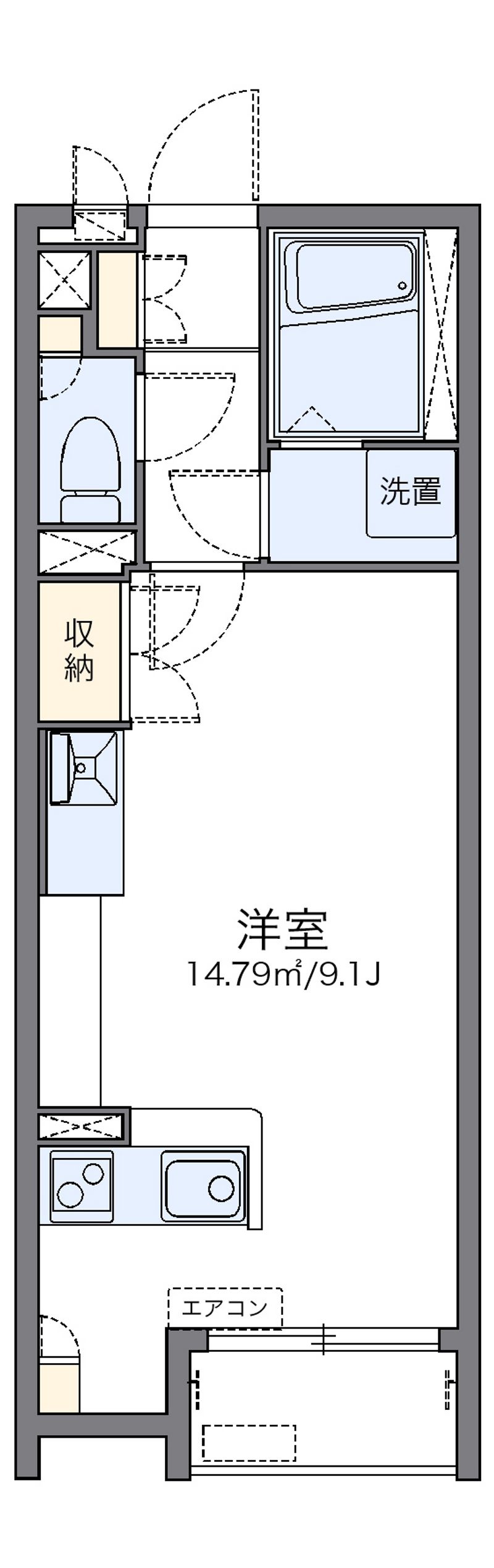 レオネクストグリーンガーデン 間取図