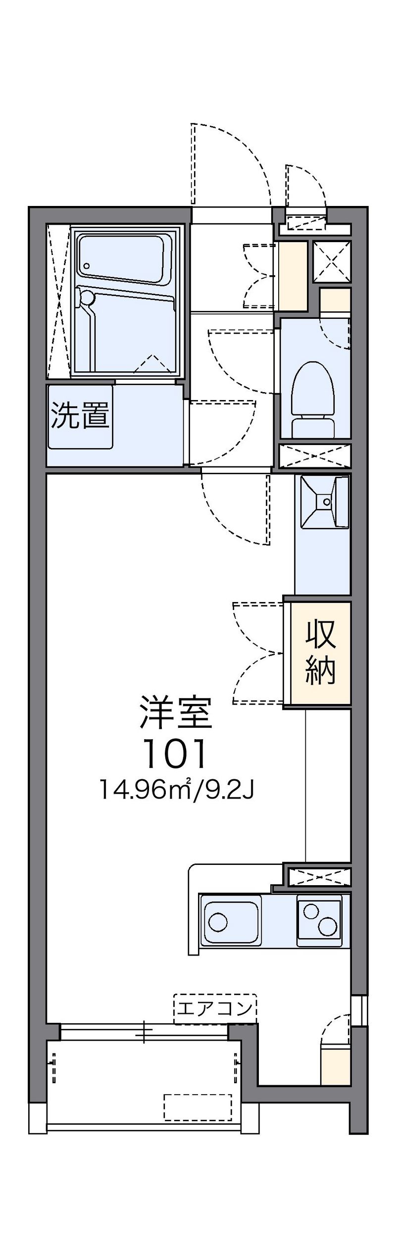 レオネクストクレール　メゾン 間取図
