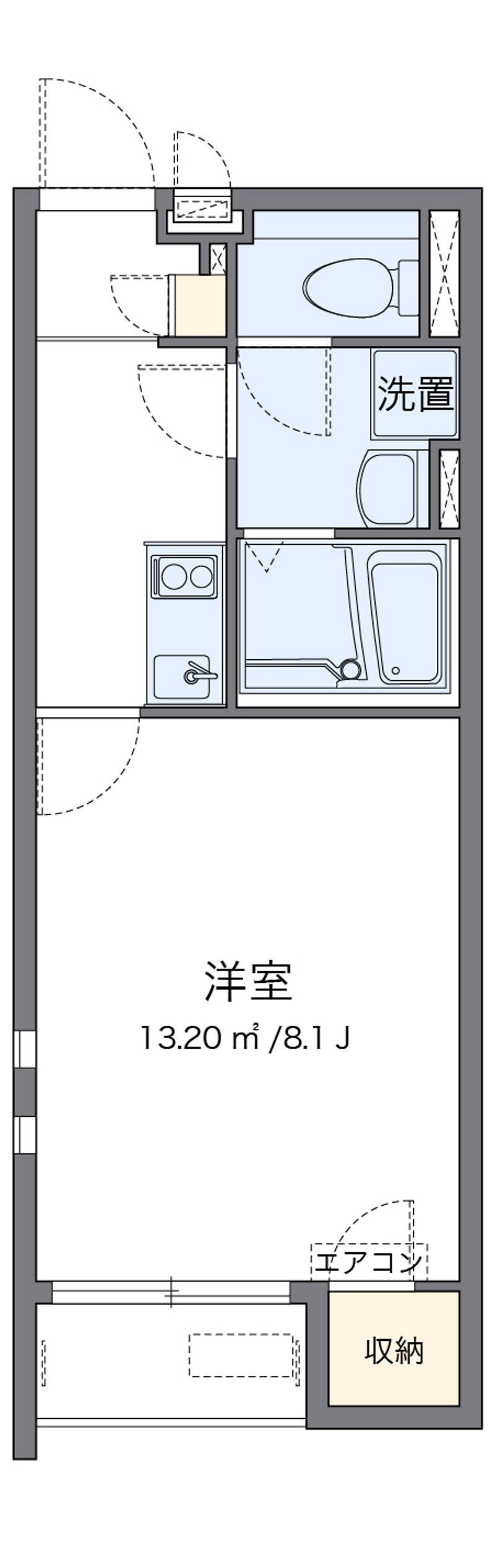 クレイノすずかぜ 間取図